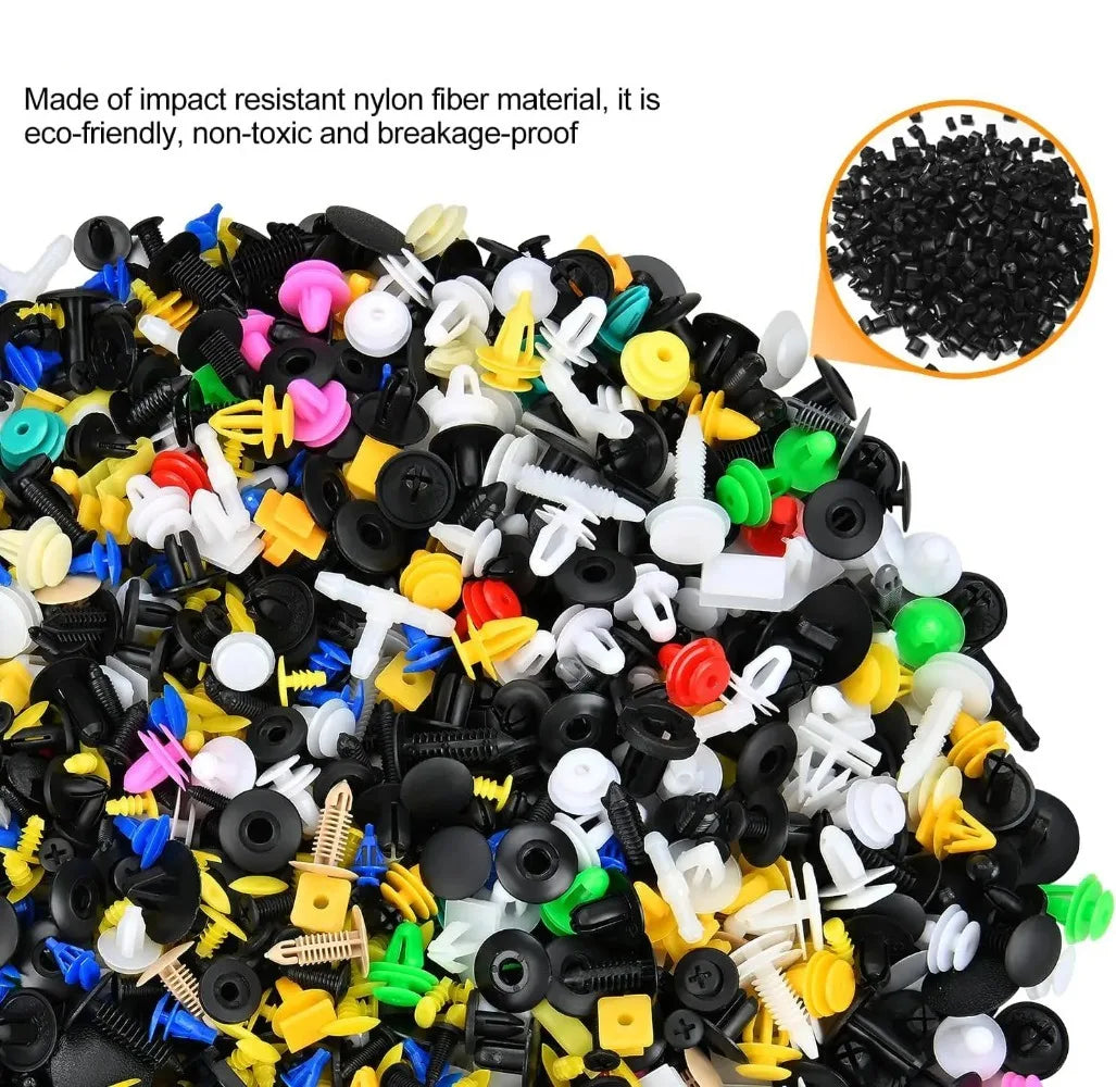 Universal Auto-Clip Set 1000 Teile – SwissGlanzGarage Ansicht 3