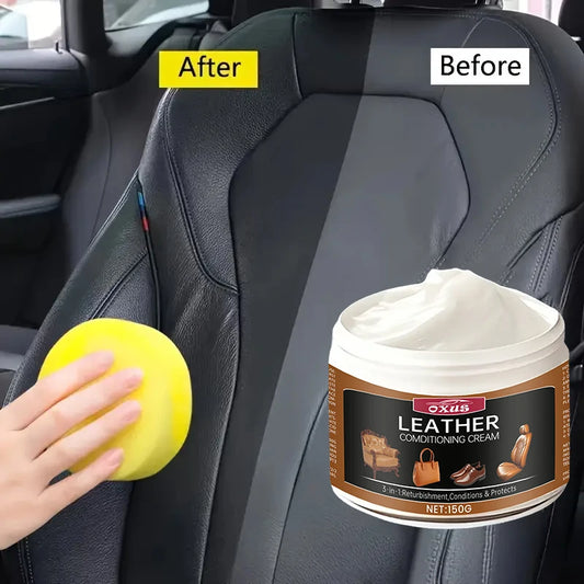 Auto-Ledersitz-Conditioner Creme – Auto-Innenraum-Restaurator für Sofa