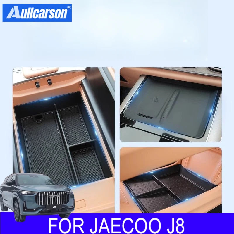 Für Jaecoo J8 2024 2025 Zentrale Armlehne Lagerung Box Inhalt