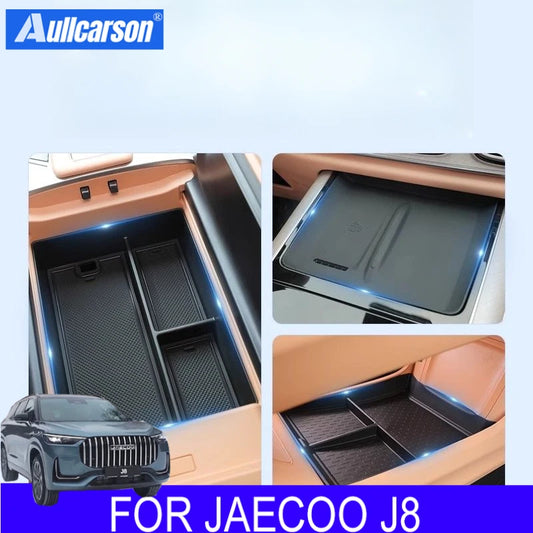 Für Jaecoo J8 2024 2025 Zentrale Armlehne Lagerung Box Inhalt