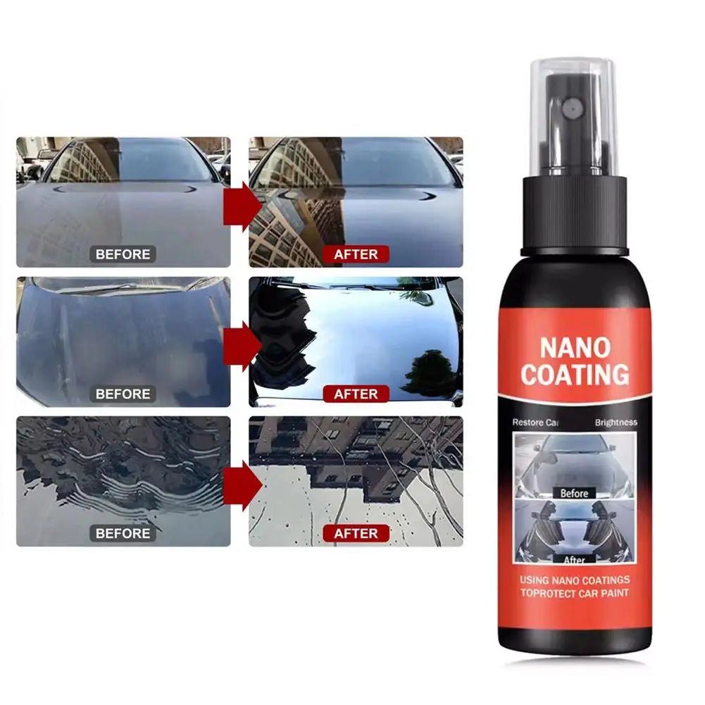 Auto Nano-Keramikbeschichtungs-Set - Universelle Professionelle Autopflege, Hochglanz-Lackschutz, Langanhaltender Glanz