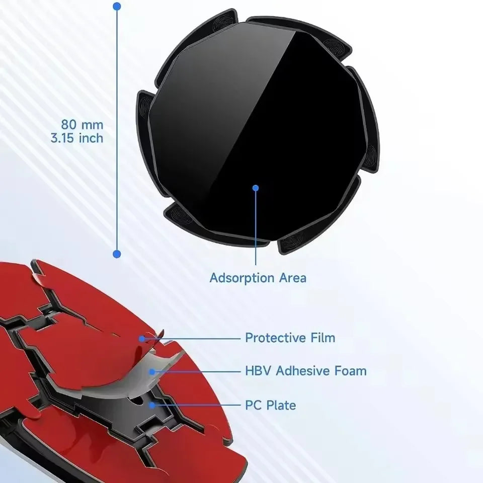 Auto Dashboard Saugnapf Handy Halterung Basis Universal Saugnapf Telefon Halter Pad Disk für Auto Dashboard Windschut...
