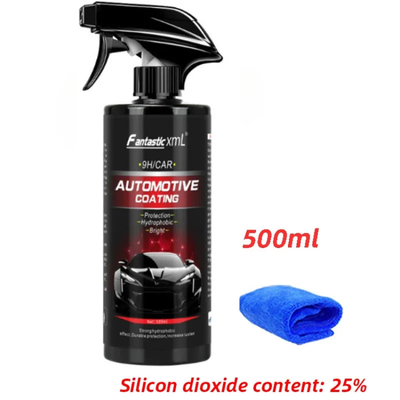 Auto 500 ml Keramikbeschichtung mit 9H-Härtegrad – Nano-Glas- und Kunststoff-Res