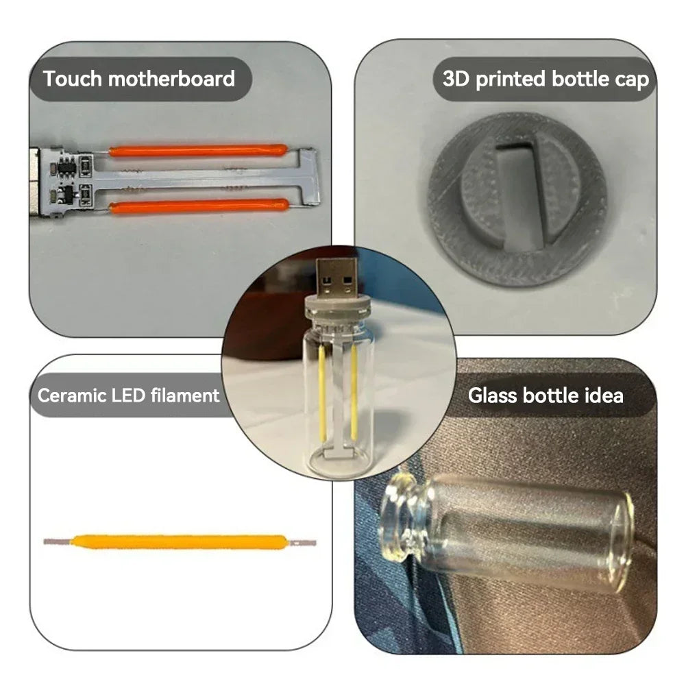 USB-Auto-Innenraum-LED-Atmosphärenfeuerzeug