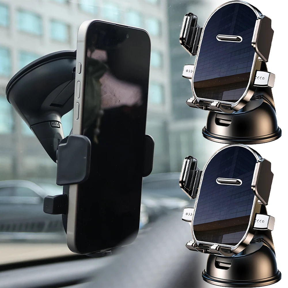 Universeller Autotelefonhalter mit Saugnapf 360° ° Armaturenbrett Windschutzscheibe Handy Halterung Ständer GPS Halte...