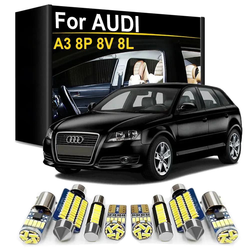 Innenraum LED Licht Set Audi A3 1996-2004 – SwissGlanzGarage Ansicht 2