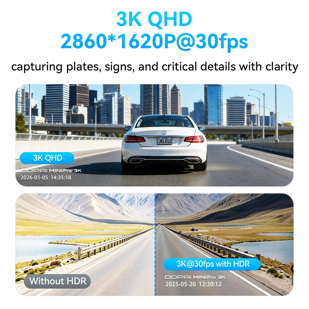 DDPAI MINI Pro Dash Cam 3K HDR – SwissGlanzGarage Ansicht 3
