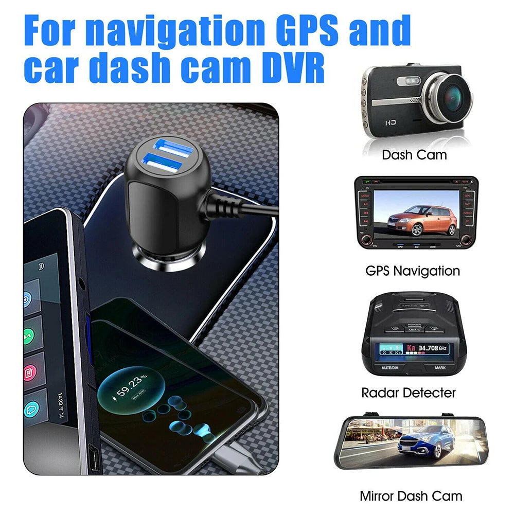 Dashcam Ladegerät Mini USB Kabel – SwissGlanzGarage Ansicht 3