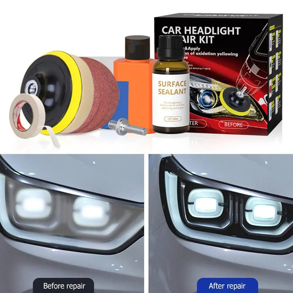 Scheinwerfer-Restaurierungs-Set – SwissGlanzGarage Ansicht 4