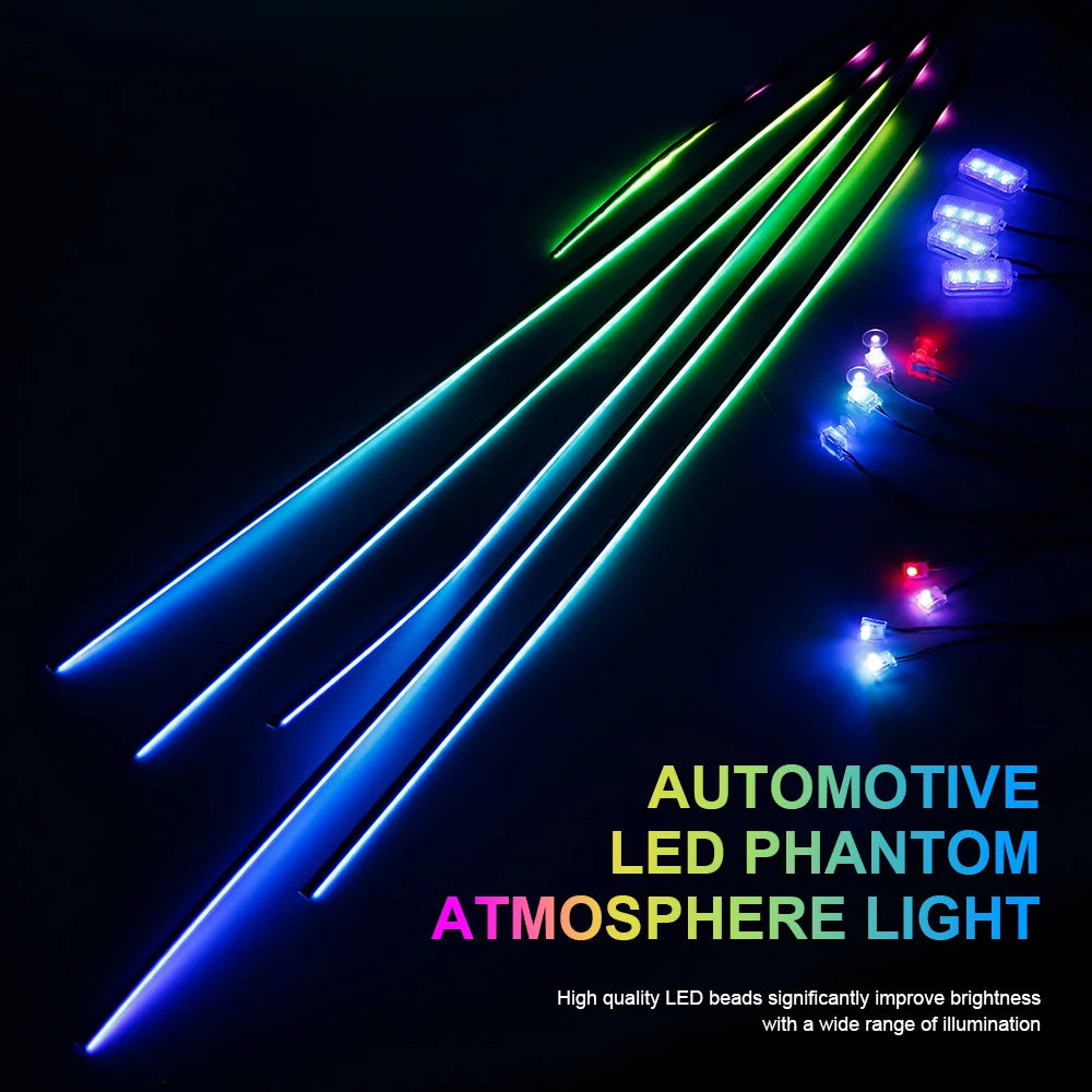 Auto Innenraum LED Ambient Beleuchtung 1-LED – SwissGlanzGarage Ansicht 4