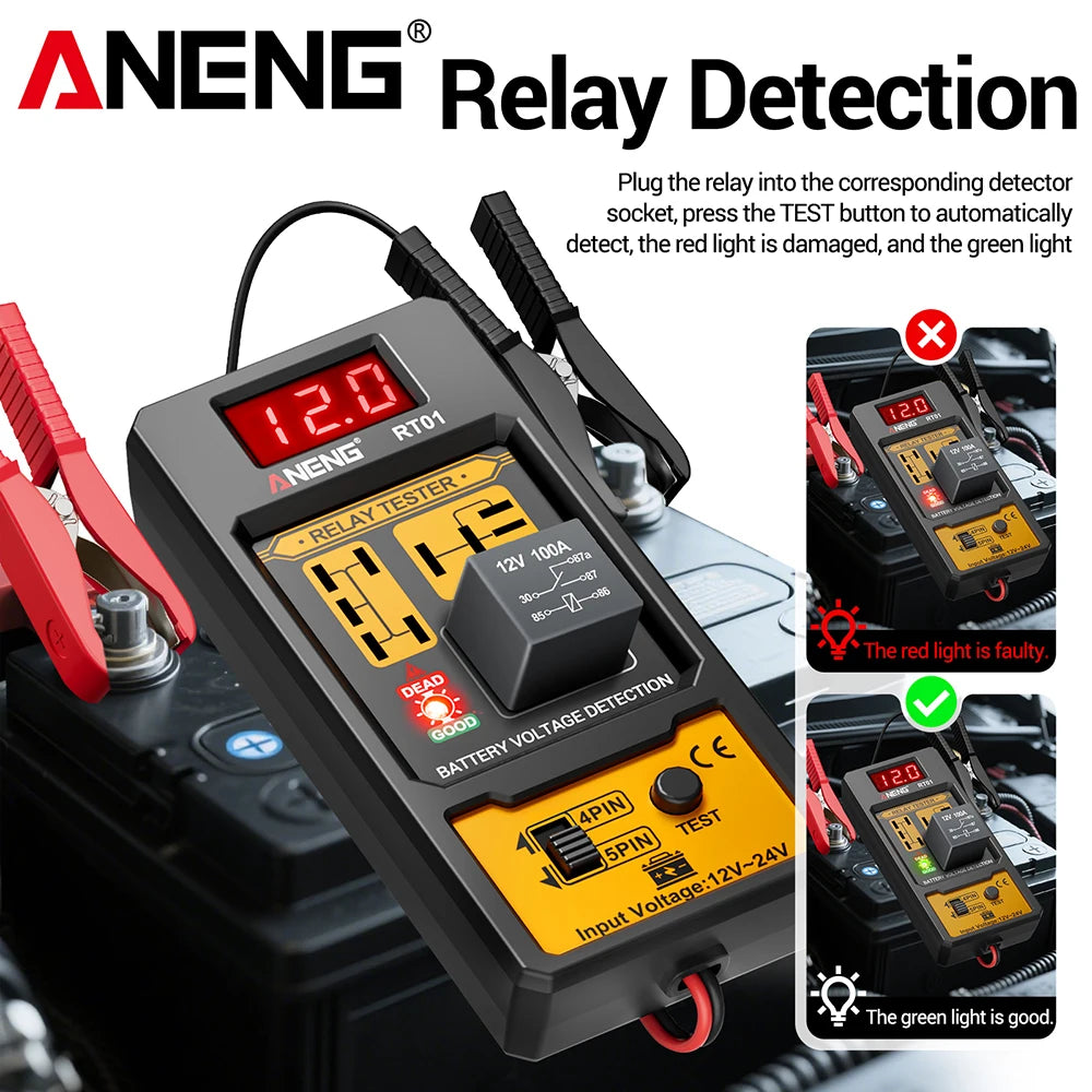 Relay Detector 11-25V ANENG RT01 – SwissGlanzGarage Ansicht 3