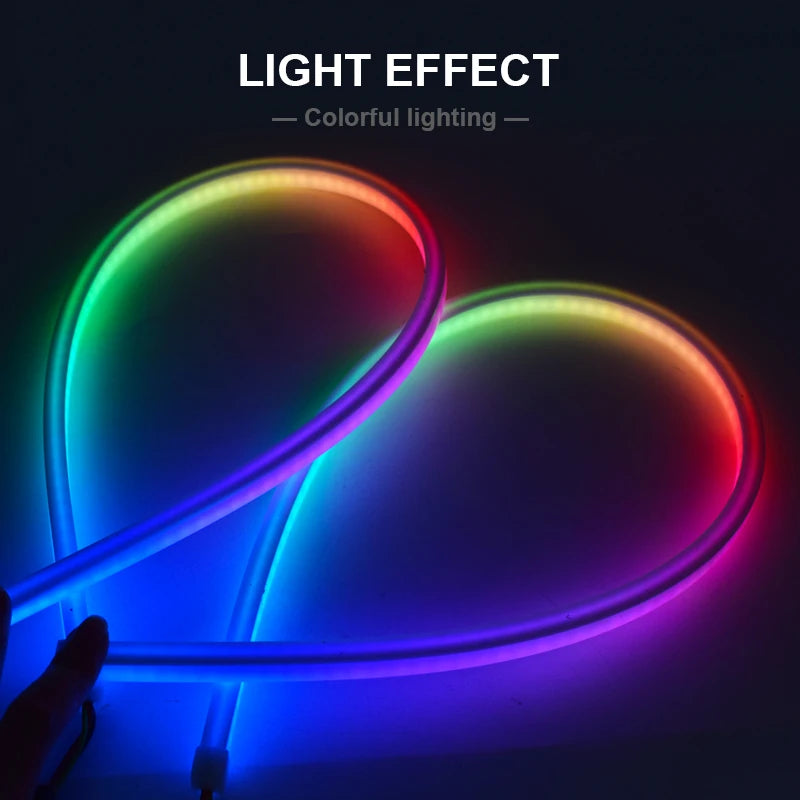 RGB LED Scheinwerfer Streifen Set – SwissGlanzGarage Ansicht 4