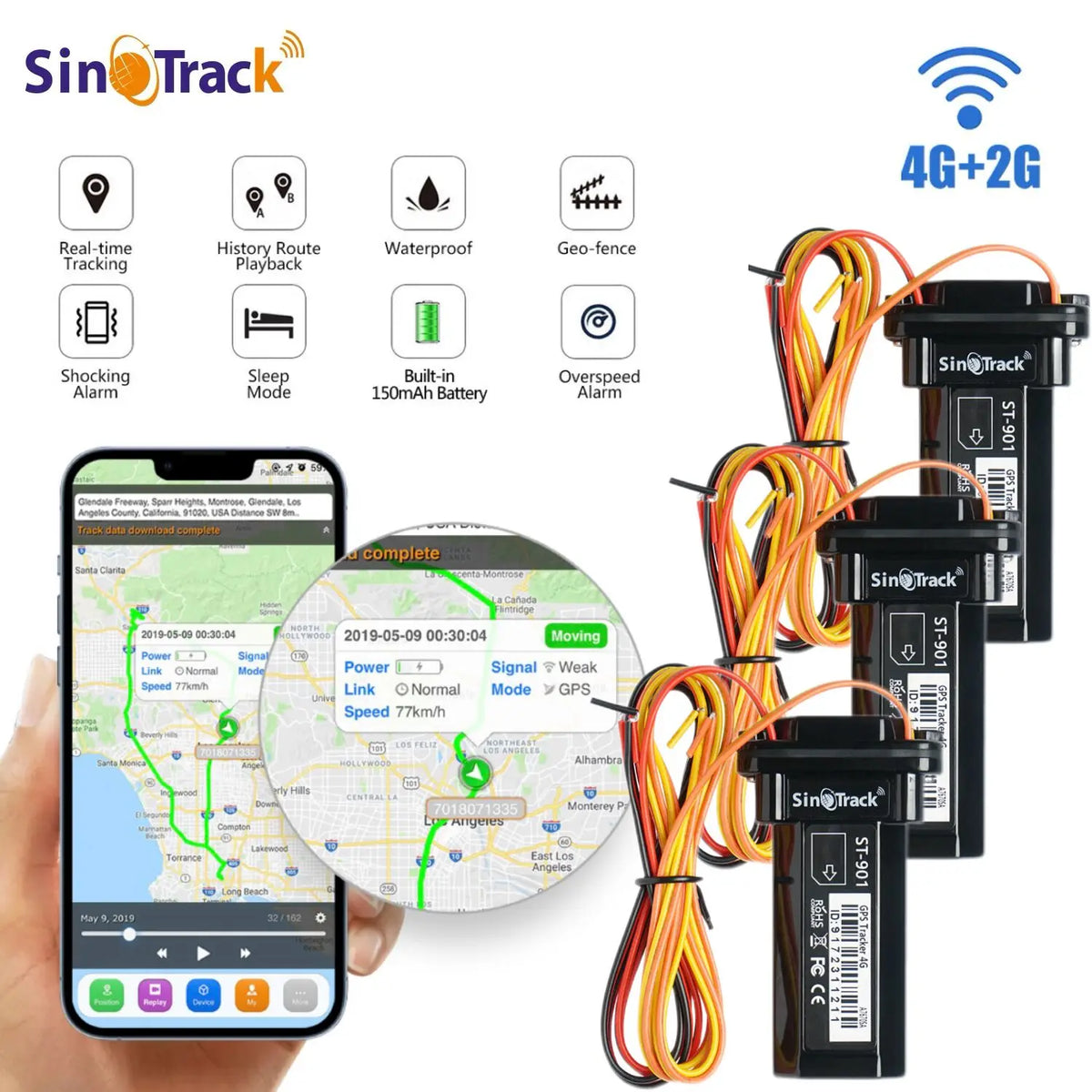 4G SinoTrack ST-901L Mini GPS Tracker – SwissGlanzGarage Ansicht 2