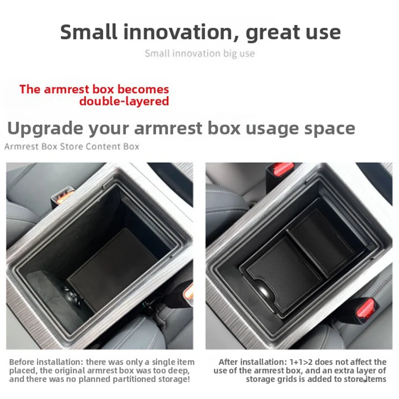 Auto Armlehne Lagerung Box Zubehör Mittelkonsole Ablage Fit