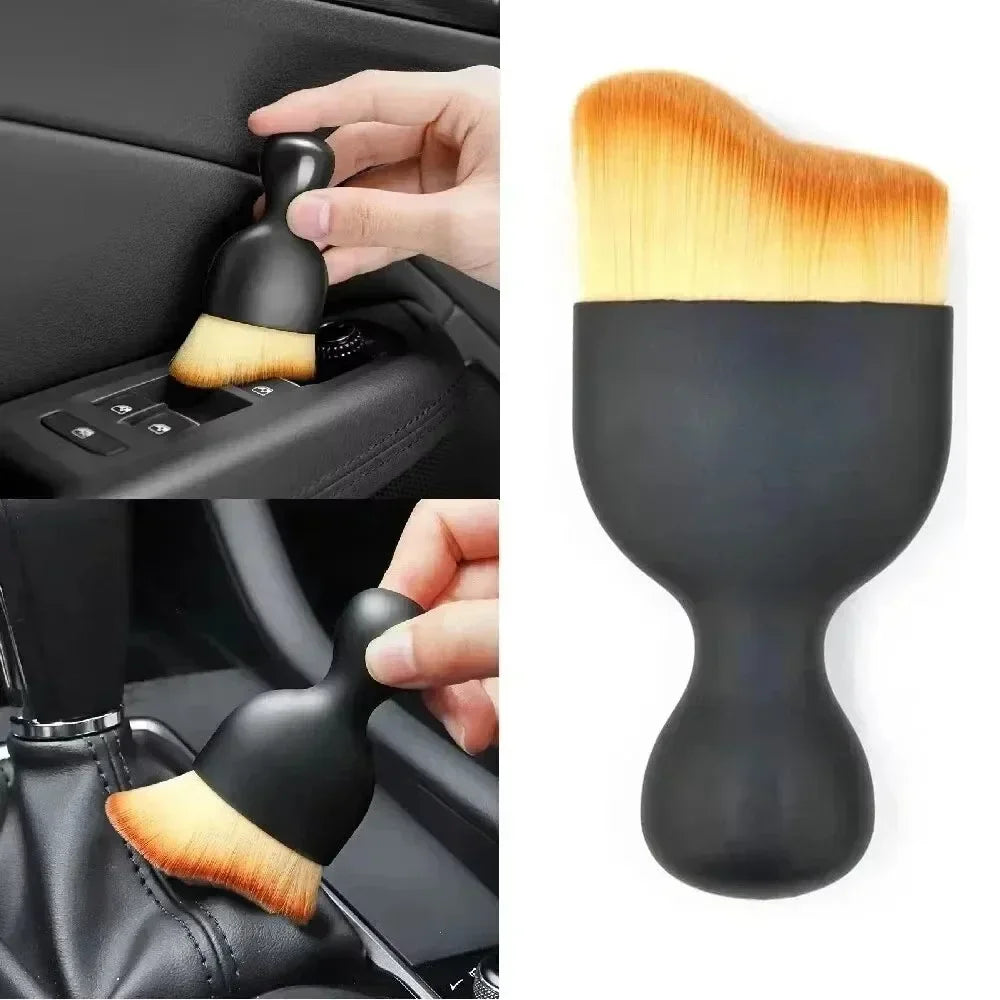 Auto Innen Reinigung Pinsel Conditioner Air Outlet Weiches Fell Sauber Pinsel mit Schalen Fugen Staub Entfernung Deta...