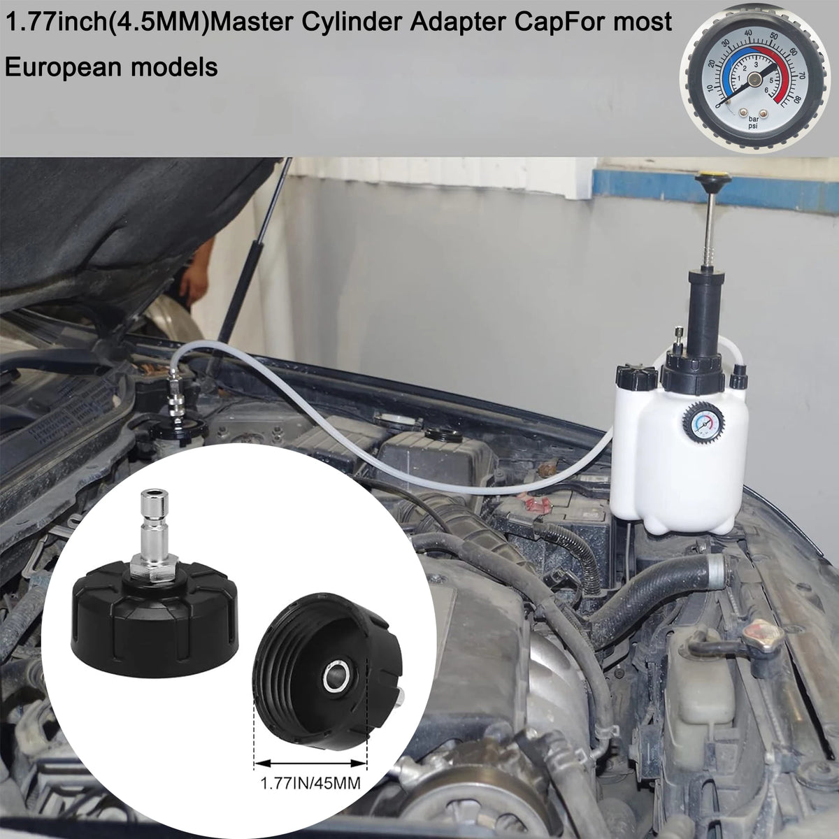 Master-Zylinder Adapter-Kappen Set – SwissGlanzGarage Ansicht 5