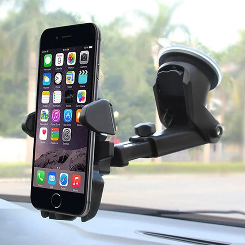 Universal Auto Telefon Halter Windschutzscheibe Dashboard Saugnapf Halterung 360-Grad-Drehung Auto Smartphone Sucker ...