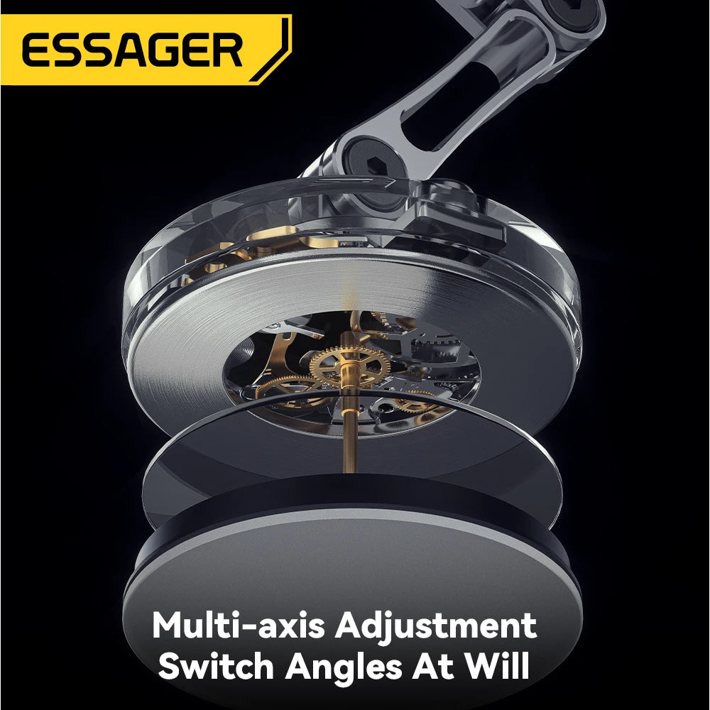 Essager Magnetisches kabelloses Ladegerät, Autotelefonhalter, 15 W, schnelles Aufladen, einfache Paste-Halterung, Stä...