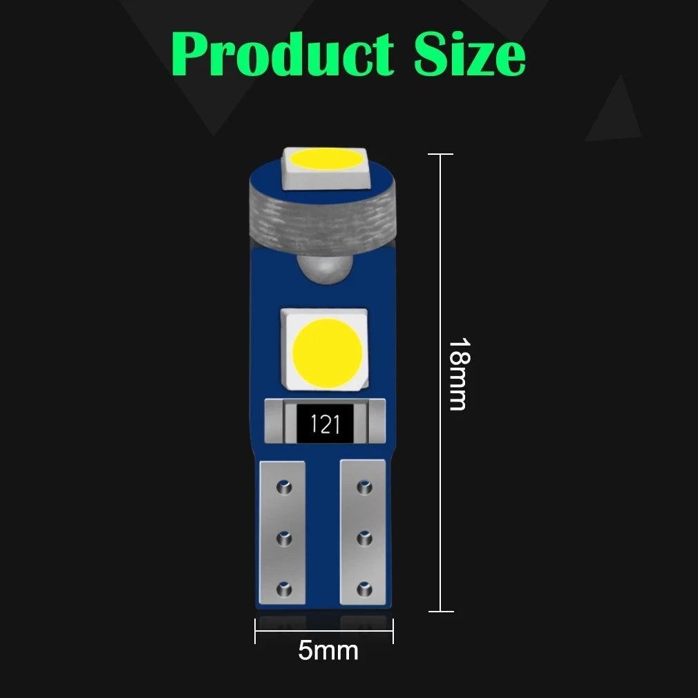 T10 W5W 12V 5W Signal-Lampe Glas 10er Set – fürs – SwissGlanzGarage Ansicht 3