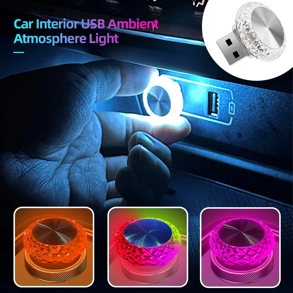 Auto Innenraum USB Umgebungs atmosphäre Licht LED dekorative Signal