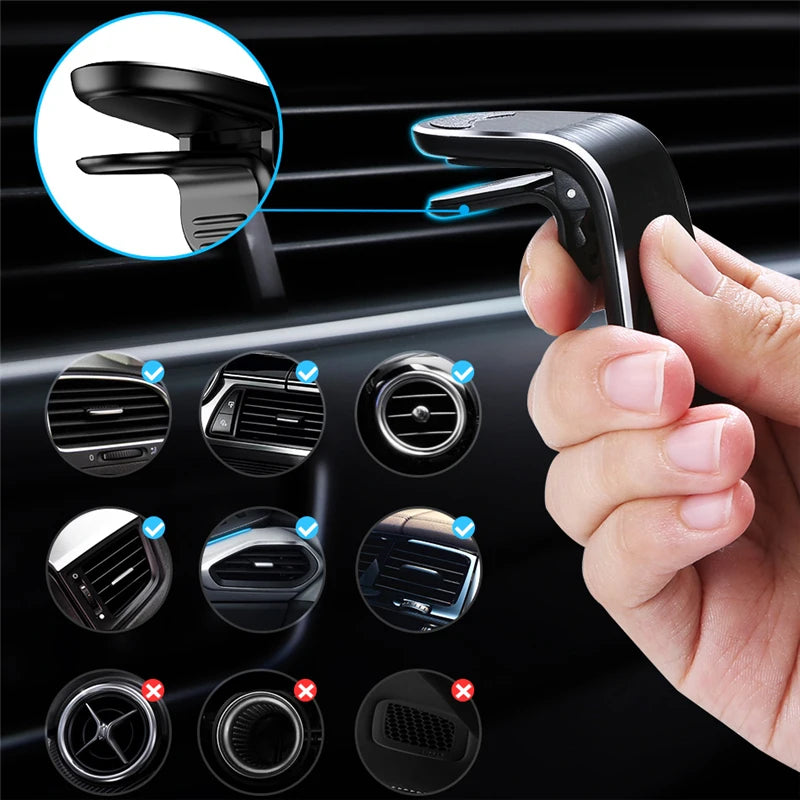 Magnetischer Auto-Handyhalter mit 360-Grad-Drehfunktion – SwissGlanzGarage Ansicht 3