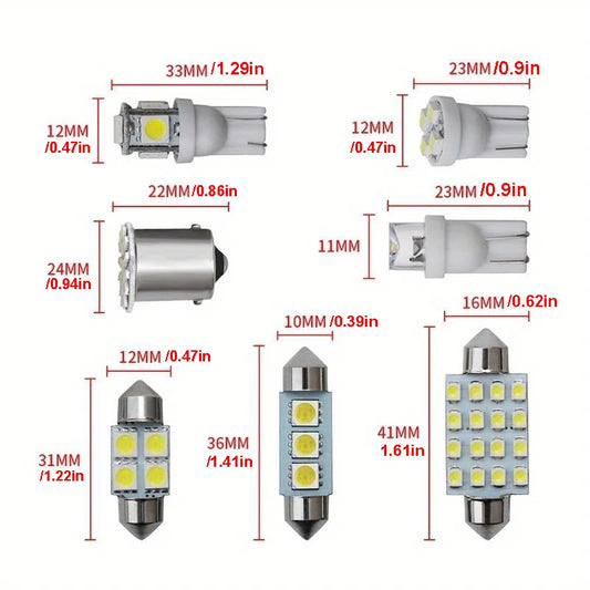 24er LED Innenraumbeleuchtung Set – SwissGlanzGarage Ansicht 2