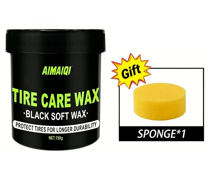 150g Reifenglanzwachs, Langanhaltender Glanz, Anti-Aging & UV-Schutz für Autoreifen