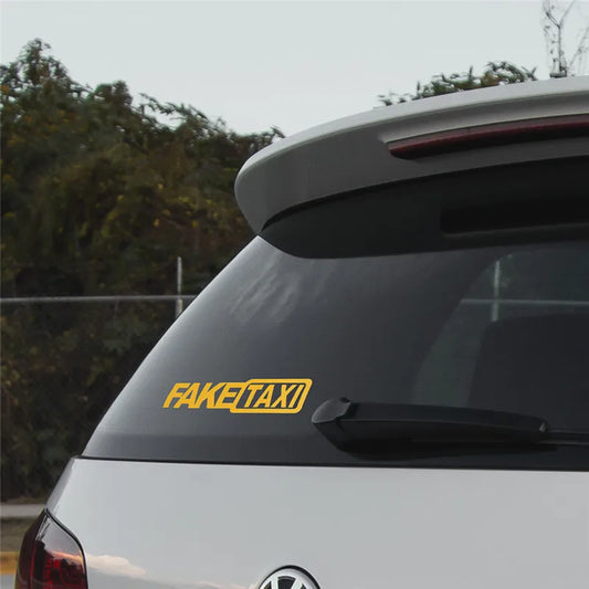 FAKE TAXI Auto Aufkleber Set – SwissGlanzGarage Ansicht 2