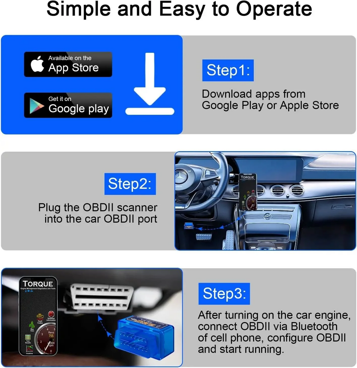 OBDII ELM327 Mini Scanner Bluetooth 5.1 – SwissGlanzGarage Ansicht 4