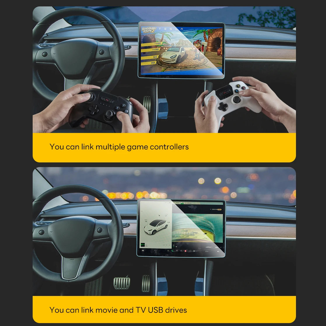 TESY USB Hub für Tesla Model Y – SwissGlanzGarage Ansicht 5