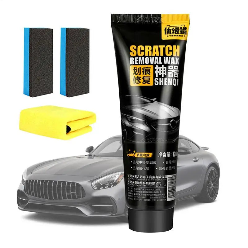 Kratzerentferner für Auto, 120 ml, Farbpolierpaste für Auto, schwarze Fahrzeugfarbe, Polierpaste, professionelle Auto...