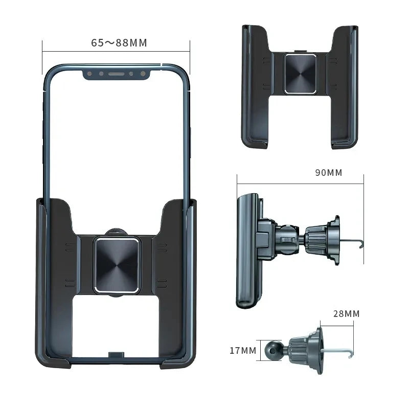 Universal Auto Telefon Halter Schwerkraft Air Vent Halterung Ständer Mobile Handy Auto Halterung Unterstützung im Aut...