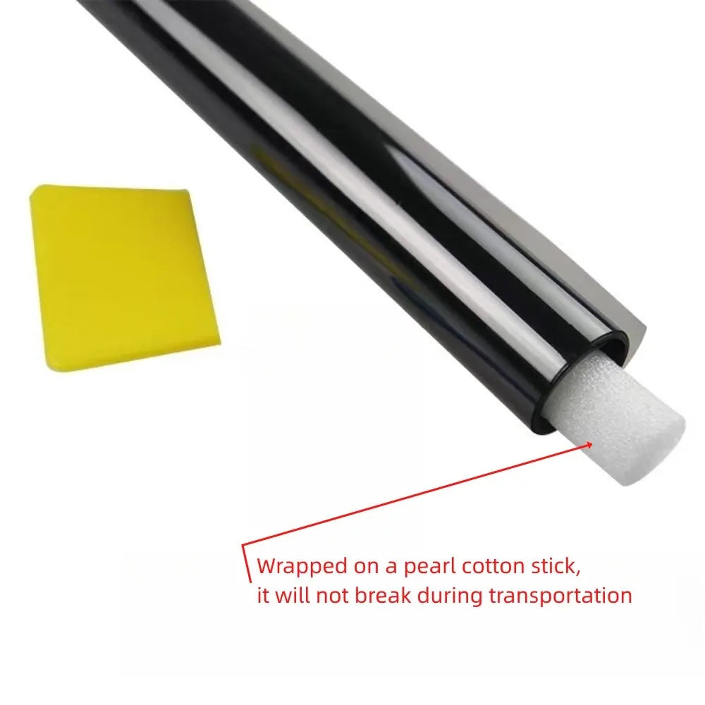 3Mx50CM VLT Schwarze Fensterfolie – SwissGlanzGarage Ansicht 2