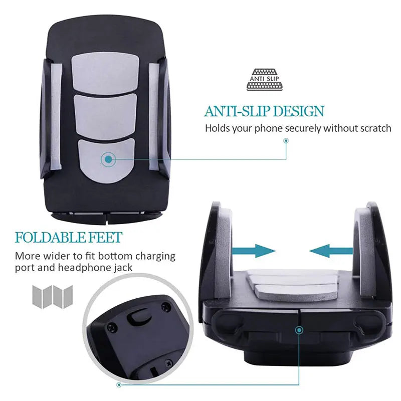 Lange Arm Auto 360-Grad-Drehung Telefon Halter Windschutzscheibe Dashboard Saugnapf Halterung Auto Smartphone Sucker ...