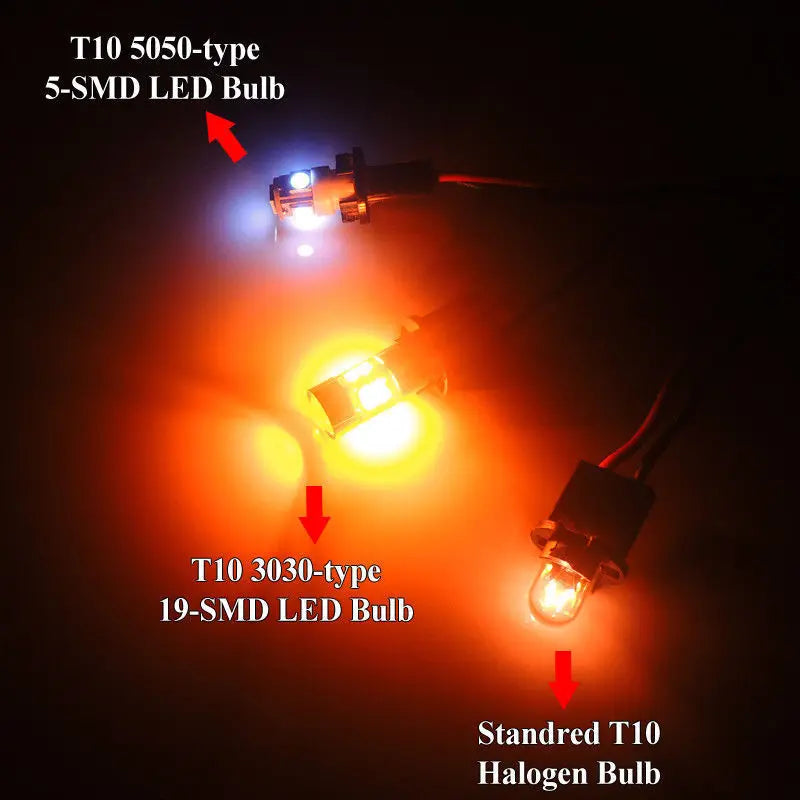 T10 12V LED Signallicht Orange – SwissGlanzGarage Ansicht 4