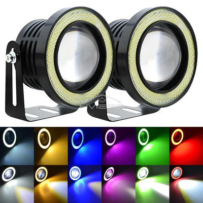 2X Auto DRL LED Scheinwerfer Angel Eyes – SwissGlanzGarage Autopflege Schweiz