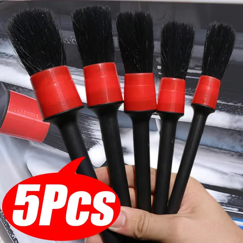 5-teiliges Detailing-Pinsel-Set, Auto-Bürsten, Auto-Detailing-Pinsel für die Aut