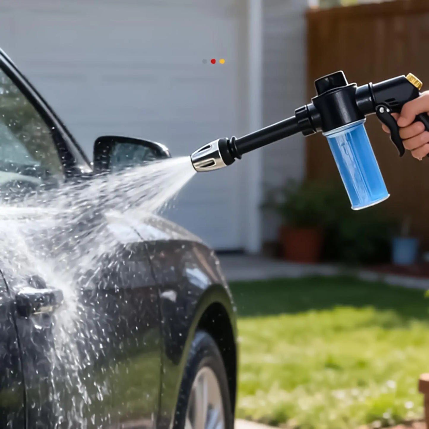 Portable Garden Cleaning Tool High Pressure Sprinkler Water Gun Car Washers Garden Lawn Watering Hose Nozzle Foam Lance
