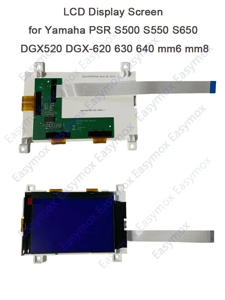 LCD Display für Yamaha DGX520 PSR S500 S550 S650 – SwissGlanzGarage Ansicht 2