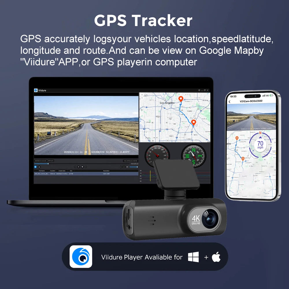 4K Dual Dashcam mit 1080P Rückkamera Option – SwissGlanzGarage Ansicht 5
