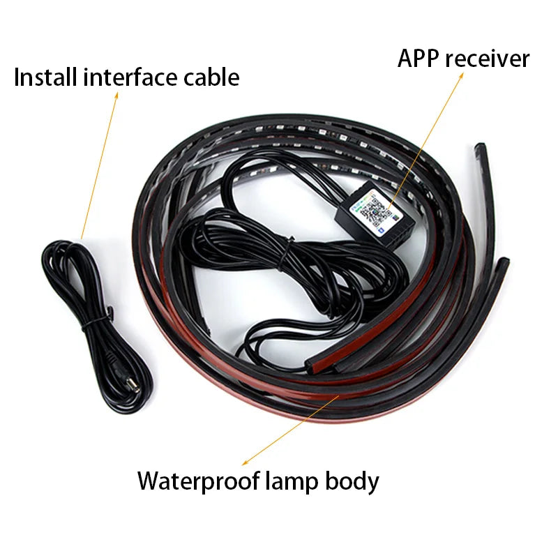 Flexible LED Unterbodenbeleuchtung RGB – SwissGlanzGarage Ansicht 4