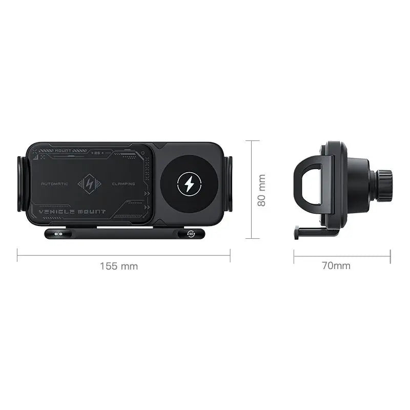 Faltbare Telefon Halter Auto Drahtlose Lade Telefon Halterung Universal Telefon Halter Intelligente Induktion Elektri...