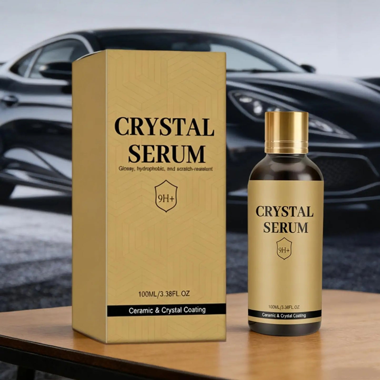 Keramik-Autobeschichtung 9H Langanhaltender Schutz 100ml Hydrophobes Keramikbeschichtungs-Set für LKW SUV Hält die La...