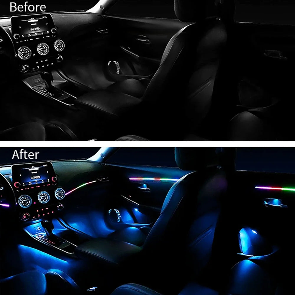 18in1 Full Color LED Ambientebeleuchtung RGB – SwissGlanzGarage Ansicht 5