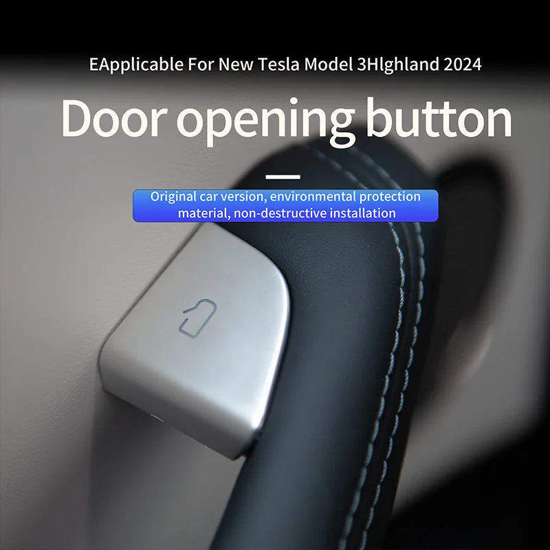 Auto-Türöffner-Knopf Aufkleber für Tesla – SwissGlanzGarage Ansicht 4