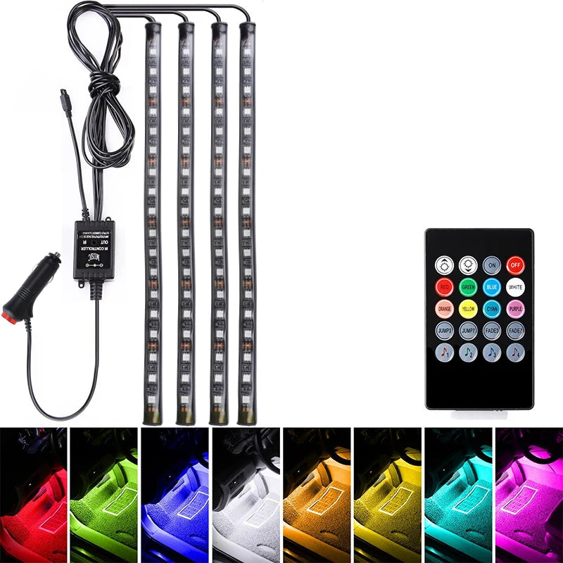 72 LED RGB Fussraumbeleuchtung – SwissGlanzGarage Ansicht 5