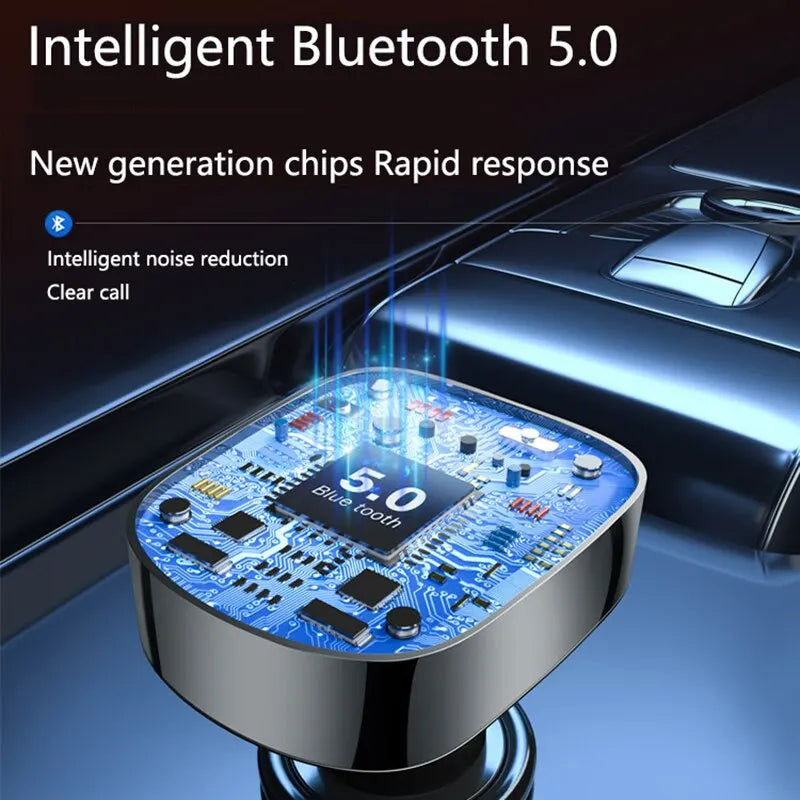 FM Bluetooth Empfänger mit Dual USB Ladegerät – SwissGlanzGarage Ansicht 3