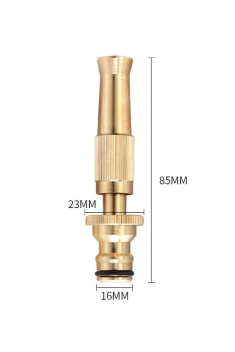 Sprinkler conector rápido spray bico pistola de água bronze alta pressão spray direto casa mangueira jardim arma ajustáv