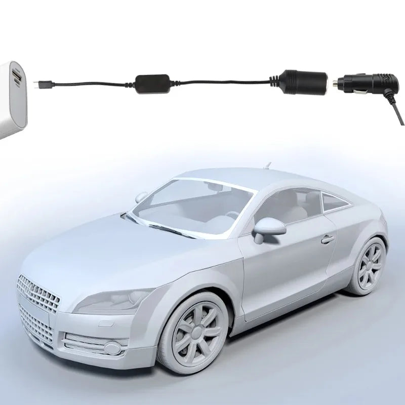 5V auf 12V Konverterkabel USB Typ C zu Zigarettenanzünder – SwissGlanzGarage Ansicht 5