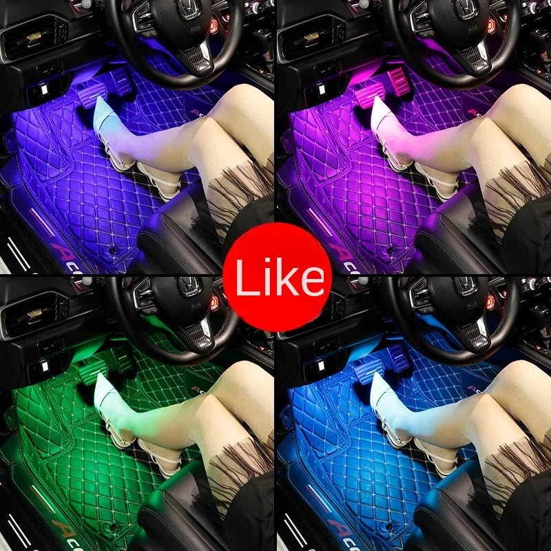 Universal Auto RGB Umgebungs Lichter LED Streifen Innen Atmosphäre
